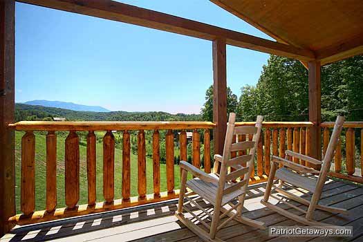 View of the Smoky Mountains at Paradise View, a 1 bedroom cabin rental located in Pigeon Forge