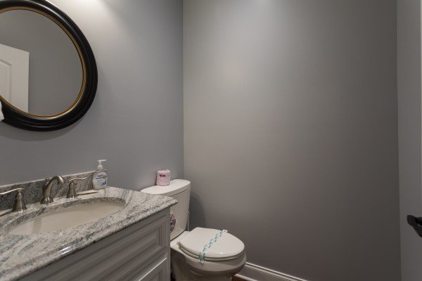 Bathroom at Summit Glory, a 5 bedroom cabin rental located in Pigeon Forge