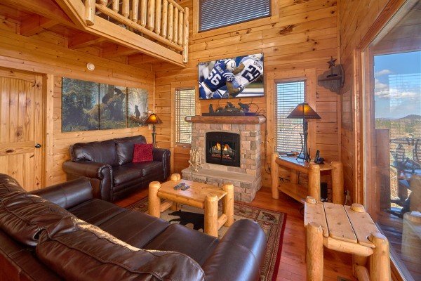 at million dollar view a 2 bedroom cabin rental located in pigeon forge