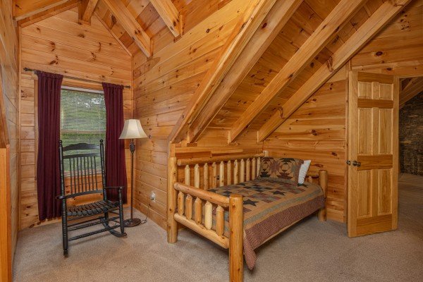 Day bed at Smokies Paradise Lodge, a 5 bedroom cabin rental located in Pigeon Forge