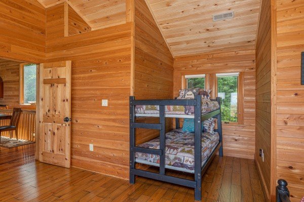 Bunkbed at Sky View, A 4 bedroom cabin rental in Pigeon Forge
