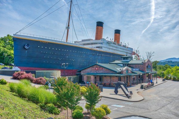 The Titanic Museum is near A Moment in Time, a 2 bedroom cabin rental located in Pigeon Forge