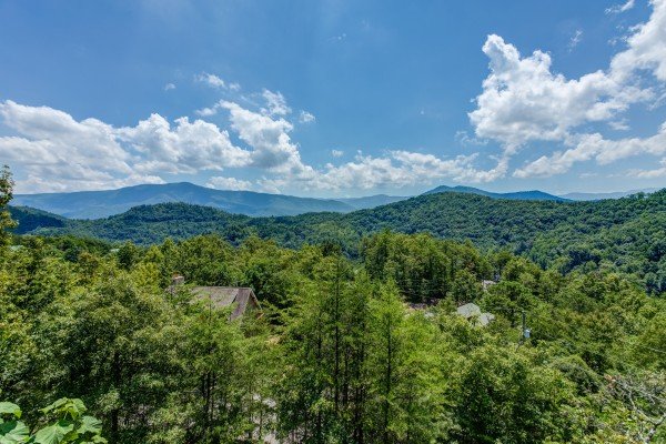 Mountain view at Endless View, a 4 bedroom cabin rental located in Pigeon Forge