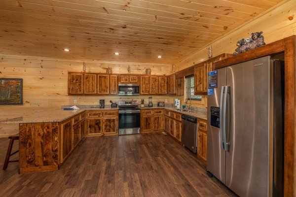 Kitchen appliances at Heavenly Daze, a 4 bedroom cabin rental located in Pigeon Forge