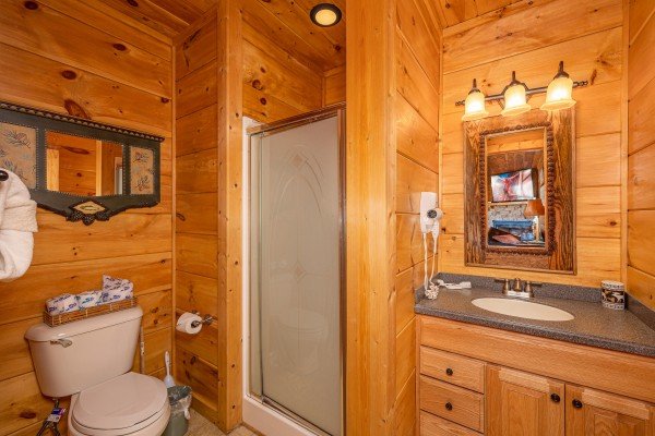 Forth bathroom at Mountain Laurel Lodge, a 4 bedroom cabin rental located in Pigeon Forge